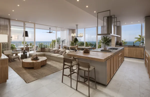 Sala comedor Alamar venta de apartamentos